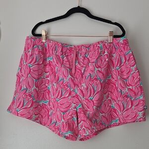 Lauren James Elastic Drawstring Waist Pull-On Swim Shorts Women's Size 2x